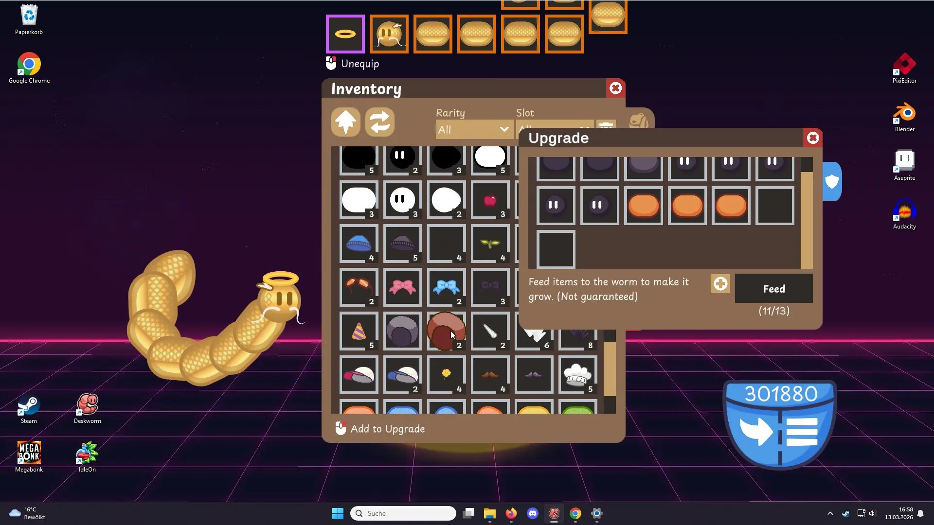 Deskworm Spiel Screenshot 3
