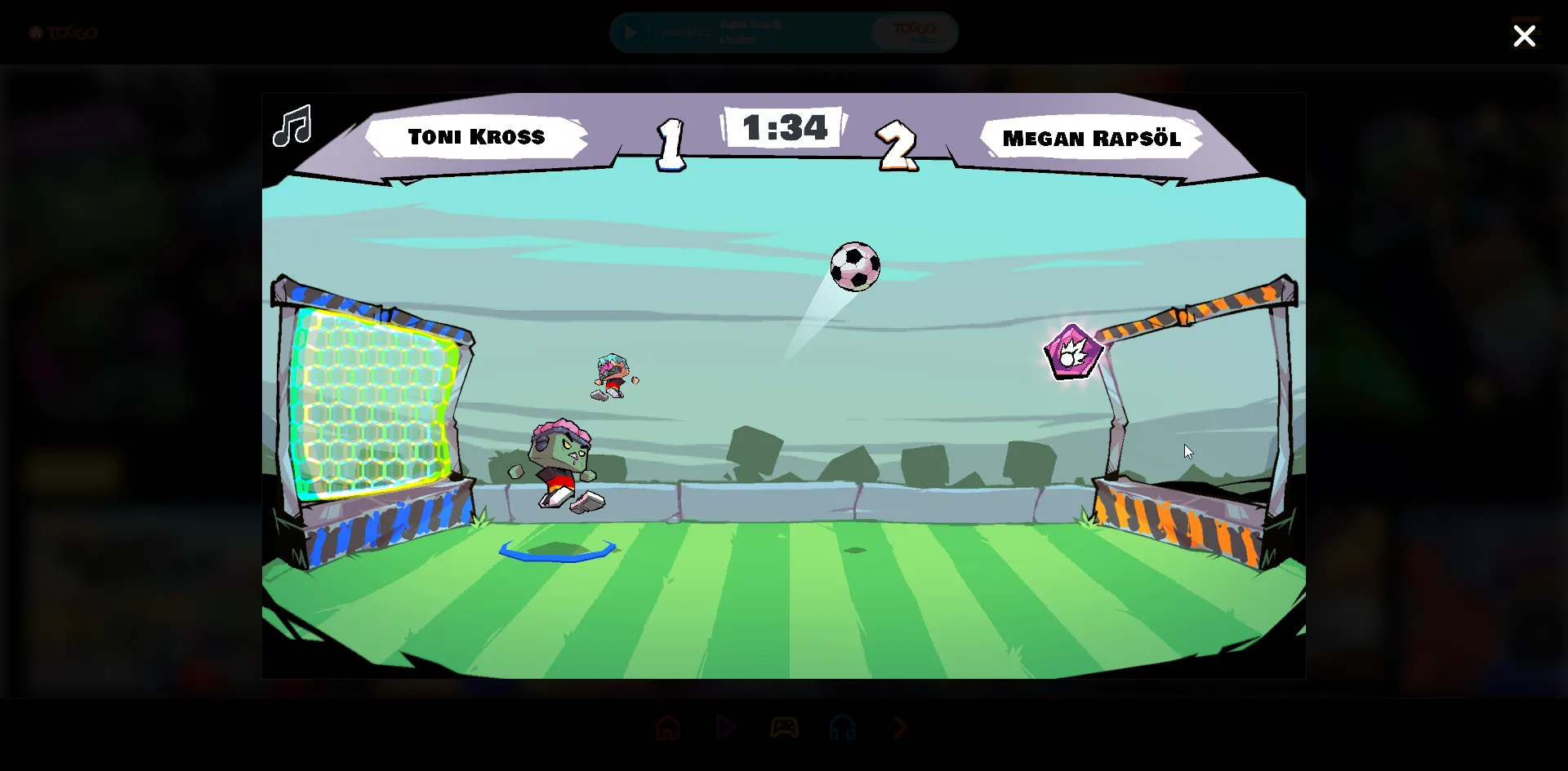 Kick It Spiel Screenshot 2